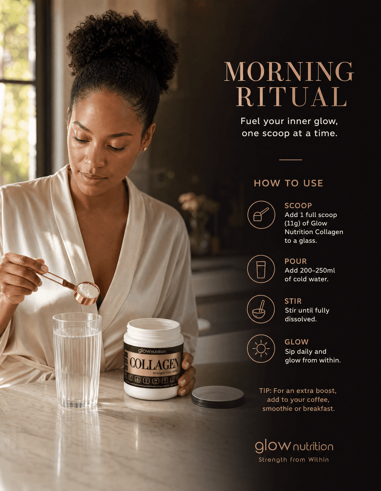 Glow Nutrition morning ritual