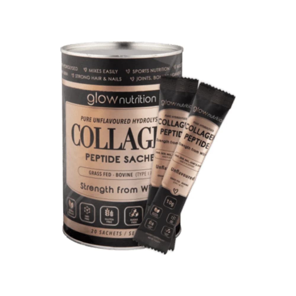 Collagen Peptide Sachets in Canister: 20 x 10g